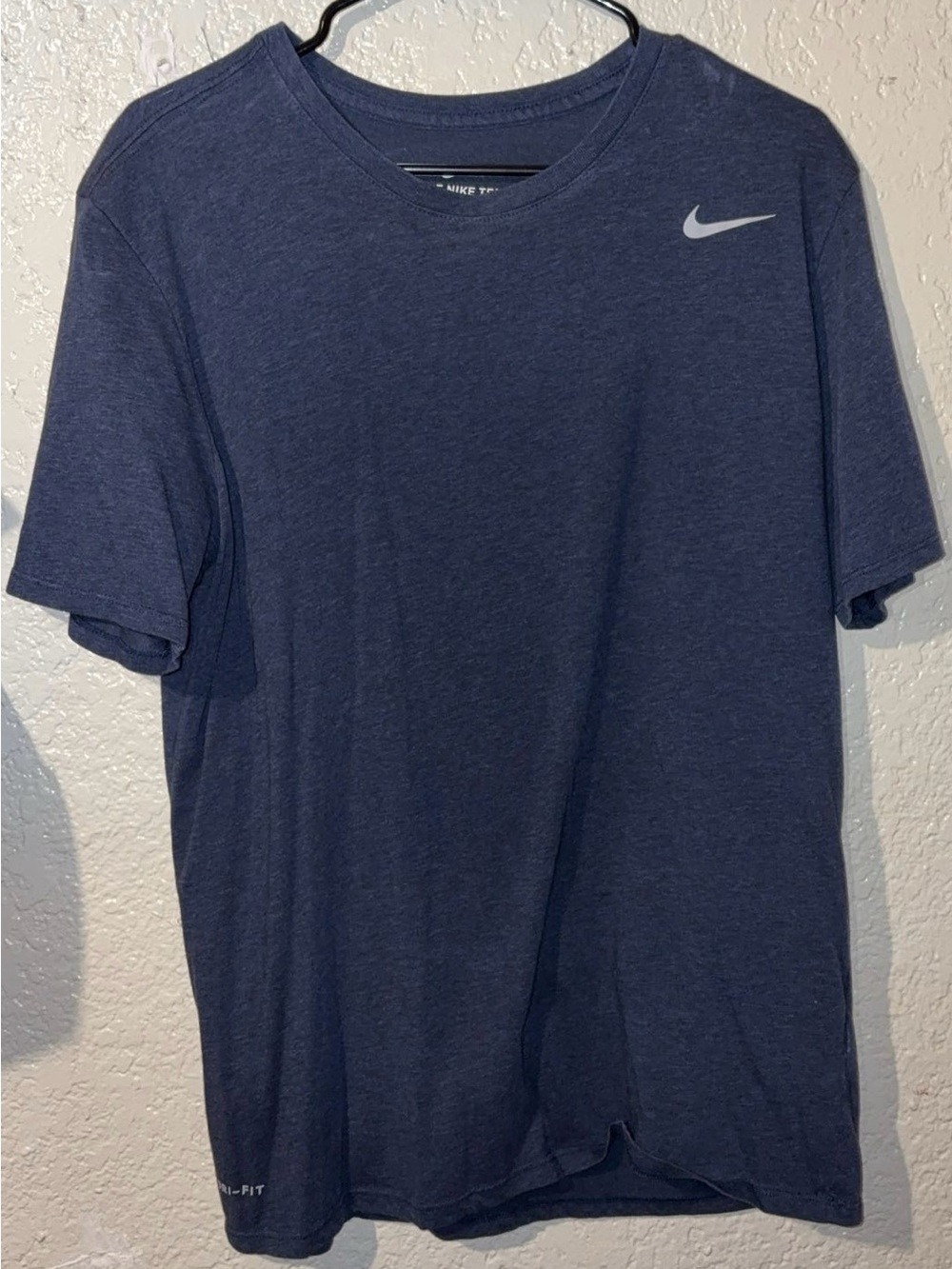 Nike Men’s Navy Blue Dri-FIT Short Sleeve Tee